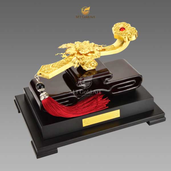 Quà Tết 2025 Cho Doanh Nghiệp: Top 8 Lựa Chọn Sang Trọng – Ý Nghĩa 8 vuong truong gay nhu y 17x20x24cm qua tang phong thuy y nghia